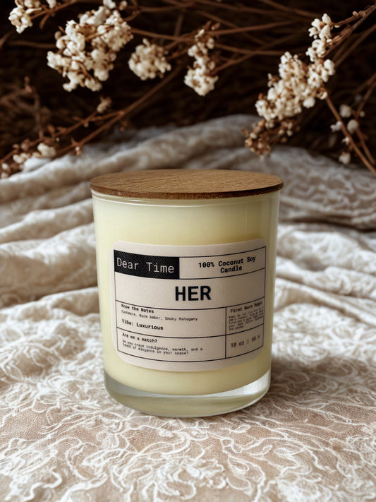 HER — 10 oz Coconut Soy Candle