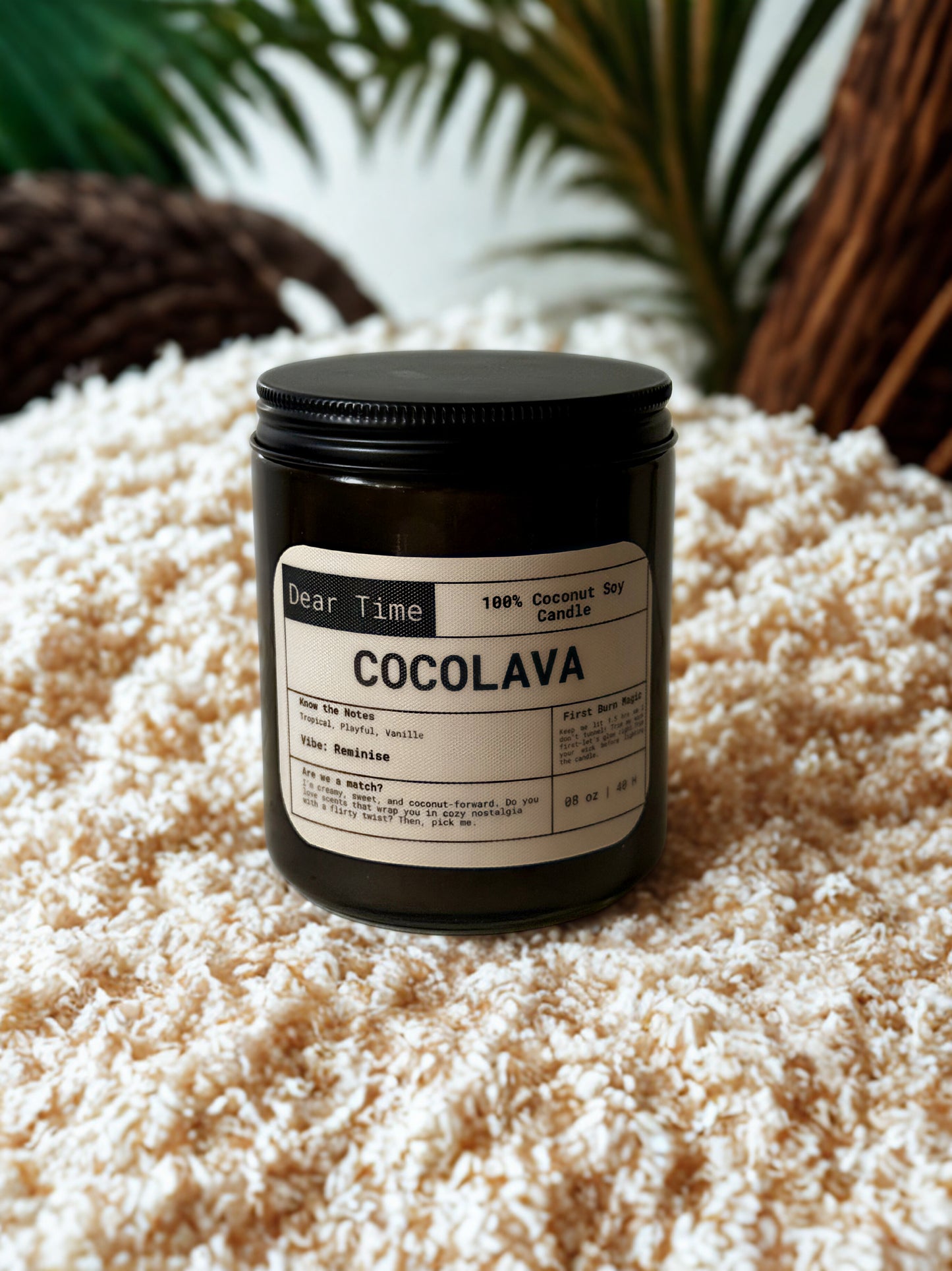 COCOLAVA  —  8oz Coconut Soy Wax